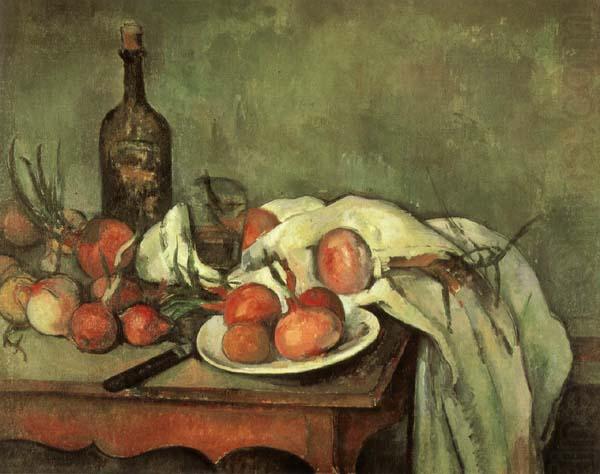 Nature morte aux oignons, Paul Cezanne